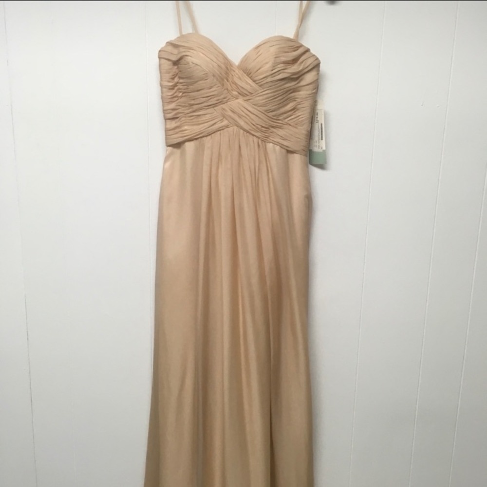 Beige formal gown